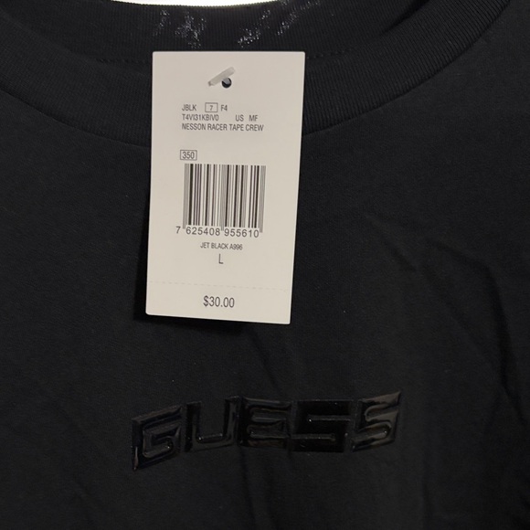 GUESS Men's Charcoal Tee - Picture 2 of 2